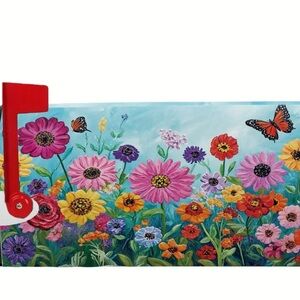 Colorful Wildflowers Mailbox Cover